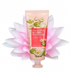 Farm Stay Pink Flower Blooming Hand Cream Крем для рук с цветком водяной лилии 100 мл