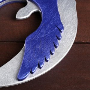 Деревянный клинок «Топор-крылья» 35 см