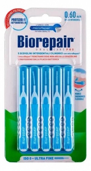 Biorepair Межзубные ёршики цилиндрической формы 0,60 мм BioRepair Scovolini Interdentali