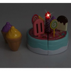 Игровой набор «Вкусный тортик», световые и звуковые эффекты.