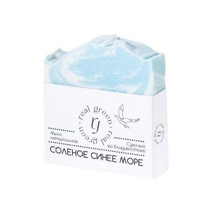 REALGREEN Мыло натуральное "Соленое синее море", 100г.