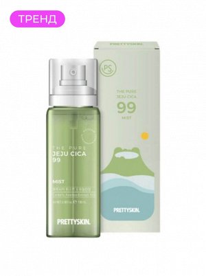 Тонер для лица с экстрактом центеллы, 250 мл / PrettySkin The Pure Jeju Cica 100 Toner