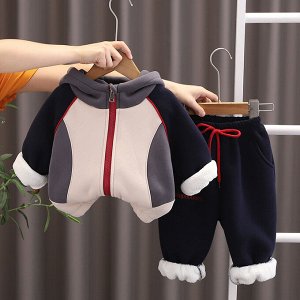 Костюм для мальчика утепленный (толстовка+штаны)