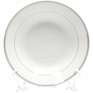 Тарелка суповая, фарфор, 20 см, круглая, Harmony, Fioretta, TDP342