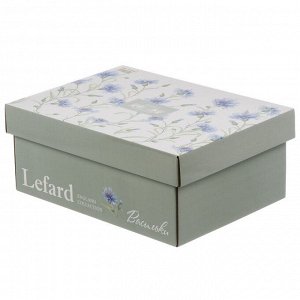 Набор чайный фарфор, 4 предмета, на 2 персоны, 330 мл, Lefard, Васильки, 760-829