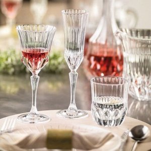 Бокал для вина, 280 мл, хрустальное стекло, 6 шт, RCR, Adagio, 28270