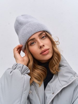 YSG Шапка на велюре 40% ангора PR 25025/1