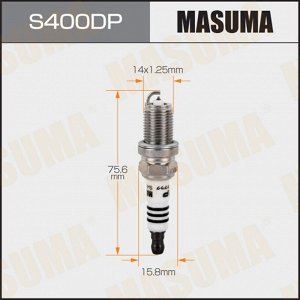Свеча зажигания Masuma Double Platinum PFR7S8EG с платиновым электродом, арт. S400DP