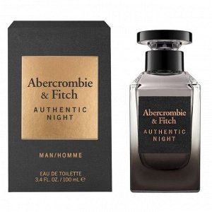 ABERCROMBIE  FITCH AUTHENTIC NIGHT edt (m) 50ml м(н)  тестер в слюде туалетная вода мужская