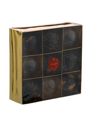 Ёлочные игрушки «Шаннен», шары новогодние, d=8 см, 9 шт., перья
