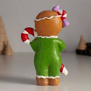 Фигурка полистоун «Пряничка с конфеткой и леденцом», 4.5x8.5x14 см