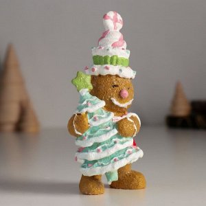 Фигурка полистоун «Пряничка с ёлочкой», 5.5x5.5x11.5 см