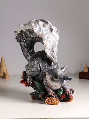 Фигурка полистоун «Белочка на ветке», 33x30x17 см