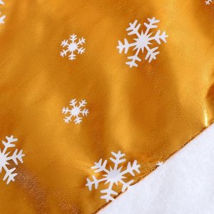 Колпак новогодний «Перелив» снежинка, 39x27 см, белый