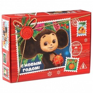 Коробка подарочная «С Новым годом!», Чебурашка, 21x15x5 см
