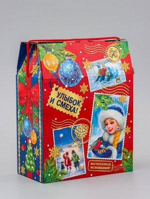 Коробка подарочная новогодняя «Почта» 20x26x10.5 см