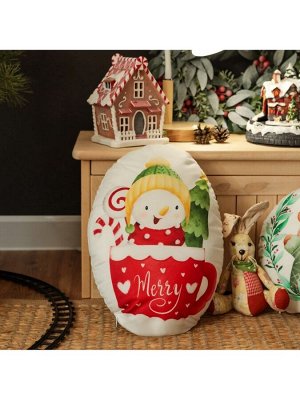 Подушка декоративная новогодняя «Этель. Merry» 28x37 см