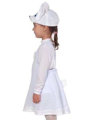 Карнавальный костюм «Заинька» ткань-плюш, сарафан, шапочка, 3-6 лет, рост 98-116 см