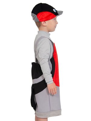 Карнавальный костюм «Снегирь» ткань-плюш, 3-6 лет, рост 98-116 см