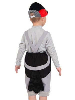 Карнавальный костюм «Снегирь» ткань-плюш, 3-6 лет, рост 98-116 см