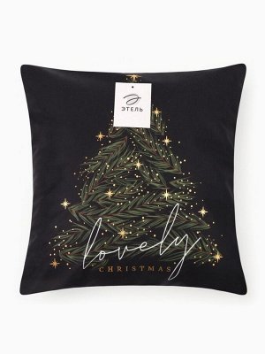 Наволочка декоративная новогодняя «Этель. Lovely Christmas», 40x40 см, велюр