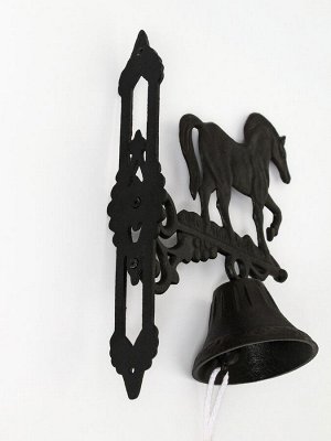 Колокол настенный декоративный «Конь», чугун, 23x11x32 см