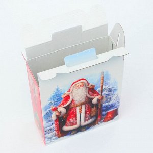 Подарочная коробка Новогодняя Подарок «Русь» с анимацией 16.8x6.8x20, 9 см