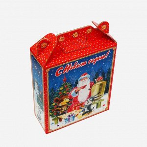 Подарочная коробка новогодняя Подарок «Чаепитие» 16.8x7x25 см