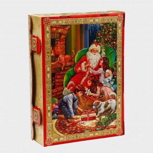 Подарочная коробка новогодняя Книга малая «Атмосфера» 17.5x7x25 см