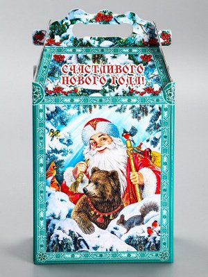 Подарочная новогодняя коробка «Зимняя сказка», для сладких подарков, 17.8x10x32.5 см