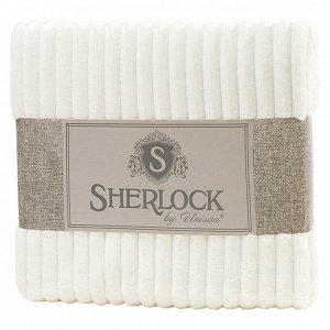 Плед микрофибра рельеф "Sherlock" 150х200 молочный