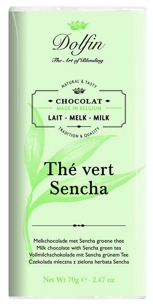 Chocolat au lait au thé vert Sencha