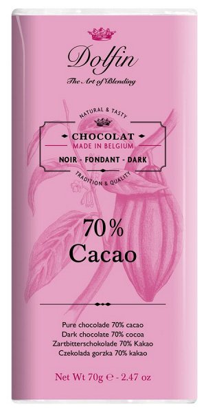 Chocolat noir 70% de cacao