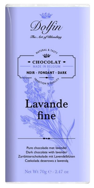 Chocolat noir à la lavande fine