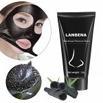 LANBENA Blackhead Remover маска-плёнка с бамбуковым углём от прыщей и чёрных точек, 50 гр
