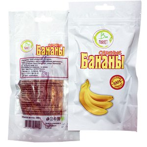 Бананы сушеные, 100г