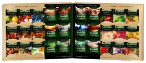 Greenfield набор изысканного чая и чайных напитков в пакетиках, 30 видов (120 шт)