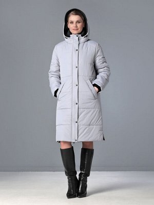 Пальто зимнее цвет серый