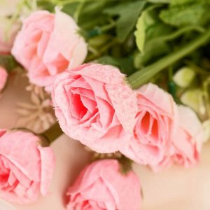 Букет "Розы с цветками" 30 см, микс