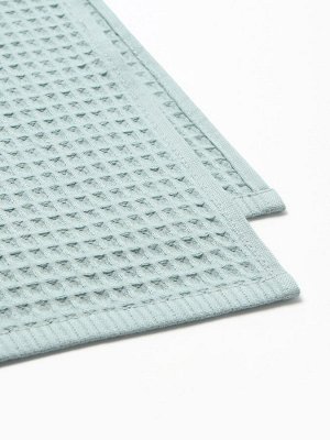Банные полотенца LoveLife Waffle mint, 2 шт.: 100x150, 50x100 см, хлопок 100%