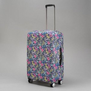 Чехол для чемодана Тропики, 20", 36*24*49см, фиолетовый