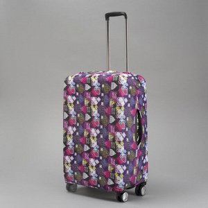 Чехол для чемодана 20", цвет фиолетовый