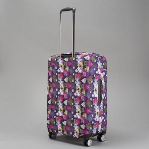 Чехол для чемодана Орнамент, 20&quot;, 36*24*49см, фиолетовый