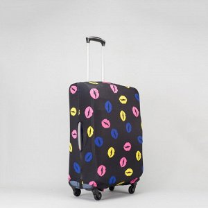 Чехол для чемодана 20", цвет чёрный/разноцветный