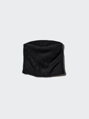 UNIQLO - мягкий снуд-суфле Heattech - 09 BLACK