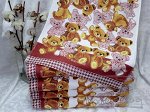 Полотенце BOLANDGE Япония баня МИШКИ КОРИЧНЕВЫЕ 70*140 C 2059