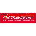 Резинка жевательная КОРЕЯ Клубника (Strawberry) Lotte, пластинки, 12,5