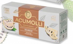 Чай АКУМОЛЛИ SOURSOP зеленый, 25 пак