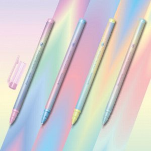 Ручка гелевая BRAUBERG GRADE PASTEL, СИНЯЯ, игольчатый узел 0,5 мм, линия письма 0,3 мм, 144284