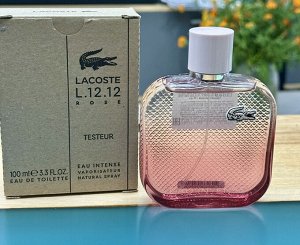 Женские духи L.12.12. Rose Eau Intense Lacoste 100 мл. Оригинал